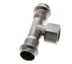 T-Pressfitting - 22mm Innengewinde & Rp 3/4'' Innengewinde - Edelstahl
