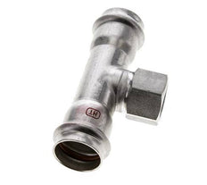 T-Pressfitting - 28mm Innengewinde & Rp 3/4'' Innengewinde - Edelstahl