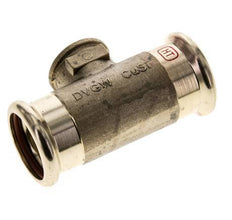 T-Pressfitting - 35mm Innengewinde & Rp 1/2'' Innengewinde - Edelstahl