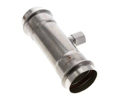 Tee Press Fitting - 54mm Female & Rp 1/2'' Female - Stainless Steel