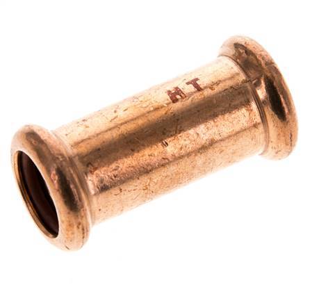 Press Fitting - 15mm Female - Copper alloy Long