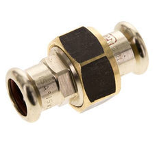 Pressverschraubung - 15mm Innengewinde - Kupferlegierung Flachdichtung