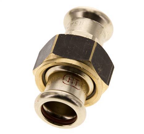 Pressverschraubung - 15mm Innengewinde - Kupferlegierung Flachdichtung