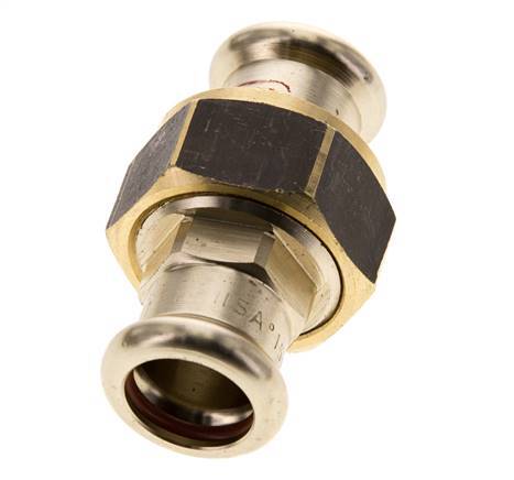Pressverschraubung - 15mm Innengewinde - Kupferlegierung Flachdichtung