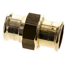 Pressverschraubung - 35mm Innengewinde - Kupferlegierung Flachdichtung
