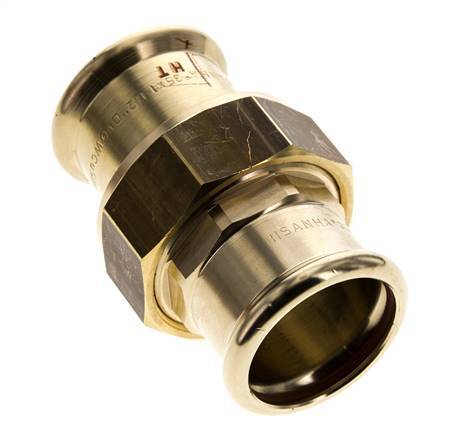 Pressverschraubung - 35mm Innengewinde - Kupferlegierung Flachdichtung