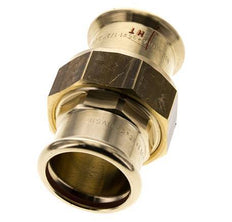 Pressverschraubung - 35mm Innengewinde - Kupferlegierung Flachdichtung