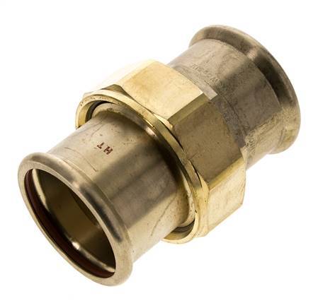 Pressverschraubung - 54mm Innengewinde - Kupferlegierung Flachdichtung
