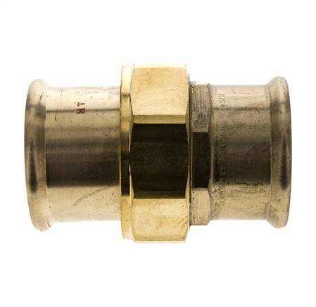 Pressverschraubung - 54mm Innengewinde - Kupferlegierung Flachdichtung