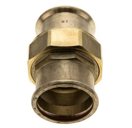 Pressverschraubung - 54mm Innengewinde - Kupferlegierung Flachdichtung