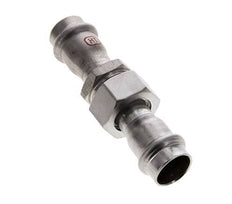 Pressverschraubung - 18 mm Innengewinde - Flachdichtung aus Edelstahl