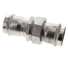 Pressverschraubung - 54 mm Innengewinde - Flachdichtung aus Edelstahl