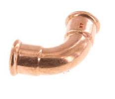 90deg Elbow Press Fitting - 28mm Female - Copper alloy