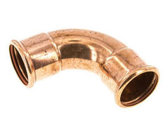 90deg Elbow Press Fitting - 54mm Female - Copper alloy