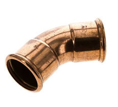 45deg Elbow Press Fitting - 54mm Female - Copper alloy