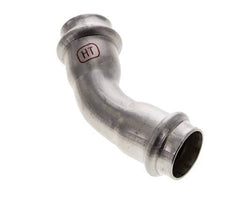 45deg Elbow Press Fitting - 22mm Female - Stainless Steel