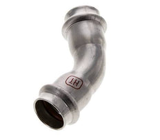 45deg Elbow Press Fitting - 22mm Female - Stainless Steel