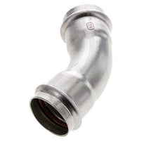 45deg Elbow Press Fitting - 42mm Female - Stainless Steel