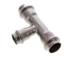 Tee Press Fitting - 18mm Female & 22mm - Stainless Steel