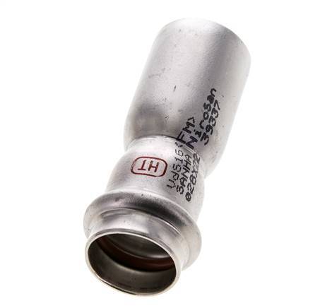 Pressfitting - 22mm Innengewinde & 28mm Außengewinde - Edelstahl