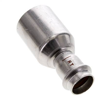 Pressfitting - 22mm Innengewinde & 42mm Außengewinde - Edelstahl