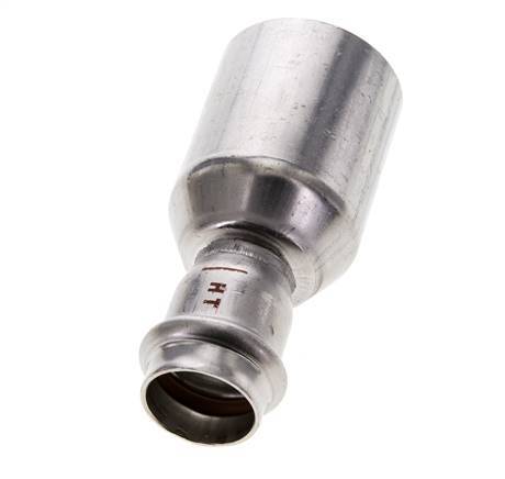 Pressfitting - 22mm Innengewinde & 42mm Außengewinde - Edelstahl