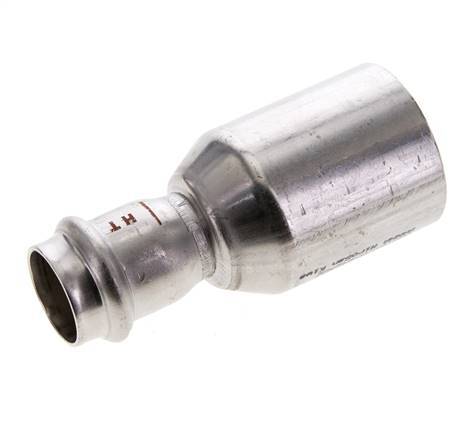 Pressfitting - 22mm Innengewinde & 42mm Außengewinde - Edelstahl