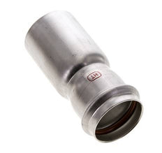 Press Fitting - 35mm Female & 42mm Male - Stainless Steel