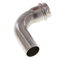 90-Grad-Winkel-Pressfitting - 28 mm Innengewinde & 28 mm Außengewinde - Edelstahl