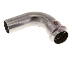 90-Grad-Winkel-Pressfitting - 28 mm Innengewinde & 28 mm Außengewinde - Edelstahl