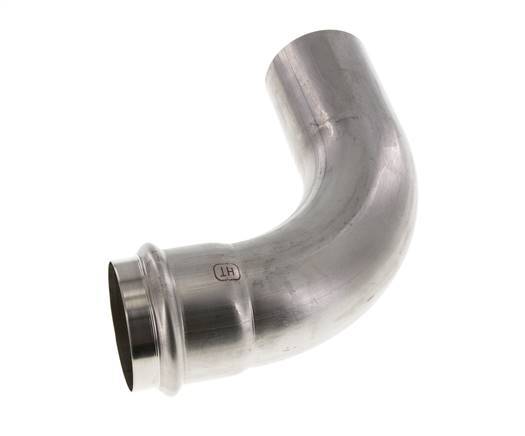 90deg Elbow Press Fitting - 54mm Female & 54mm Male - Stainless Steel