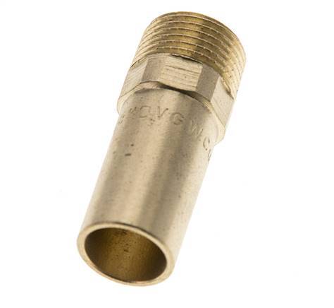 Pressfitting - 15mm Außengewinde & R 3/8'' Außengewinde - Kupferlegierung