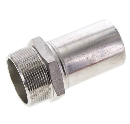 Pressfitting - 54mm Außengewinde & R 2'' Außengewinde - Edelstahl