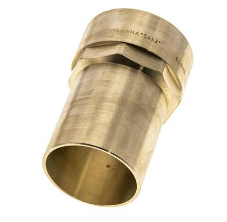 Press Fitting - 54mm Male & Rp 2'' Female - Copper alloy