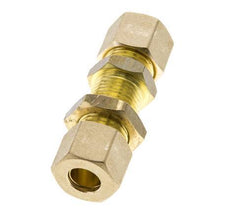 10mm Messing gerade Druckverschraubung Bulkhead 95 bar DIN EN 1254-2