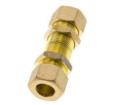 14mm Messing gerade Druckverschraubung Bulkhead 89 bar DIN EN 1254-2
