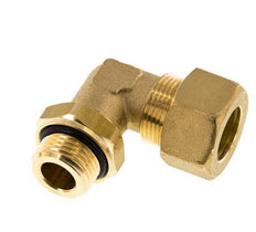 18mm & G1/2'' Brass Elbow Compression Fitting with Male Threads 67 bar NBR Adjustable DIN EN 1254-2