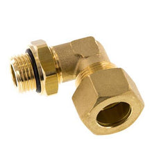 18mm & G1/2'' Brass Elbow Compression Fitting with Male Threads 67 bar NBR Adjustable DIN EN 1254-2