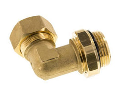 22mm & G1'' Brass Elbow Compression Fitting with Male Threads 54 bar NBR Adjustable DIN EN 1254-2