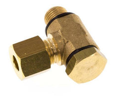 6mm & G1/8'' Brass Swivel Joint Compression Fitting with Male Threads 150 bar Polyamide DIN EN 1254-2