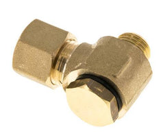 10mm & G1/4'' Brass Swivel Joint Compression Fitting with Male Threads 95 bar Polyamide DIN EN 1254-2