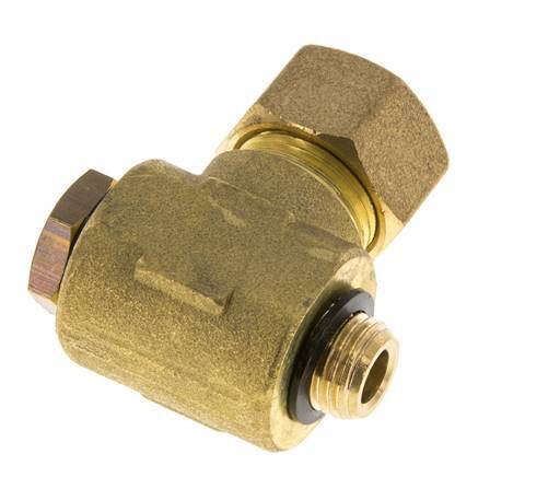 14mm & G1/4'' Brass Swivel Joint Compression Fitting with Male Threads 89 bar Polyamide DIN EN 1254-2