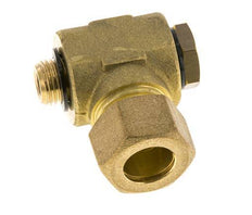 14mm & G1/4'' Brass Swivel Joint Compression Fitting with Male Threads 89 bar Polyamide DIN EN 1254-2