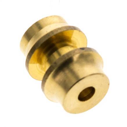 4mm Brass Straight Compression Fitting DN 8135 bar DIN EN 1254-2 [2 Pieces]