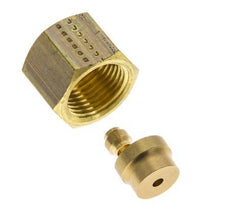 4mm Brass Straight Compression Fitting DN 1275 bar DIN EN 1254-2