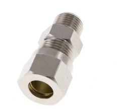 8LL & R1/8'' Nickel plated Brass Straight Cutting Fitting with Male Threads 100 bar ISO 8434-1 [2 Pieces]
