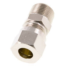 10L & R3/8'' Nickel plated Brass Straight Cutting Fitting with Male Threads 115 bar ISO 8434-1 [2 Pieces]