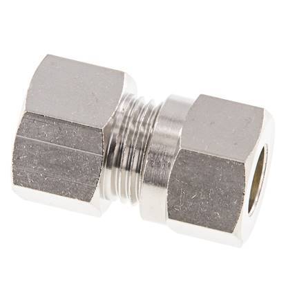 10L & G3/8'' Nickel plated Brass Straight Cutting Fitting with Female Threads 115 bar ISO 8434-1