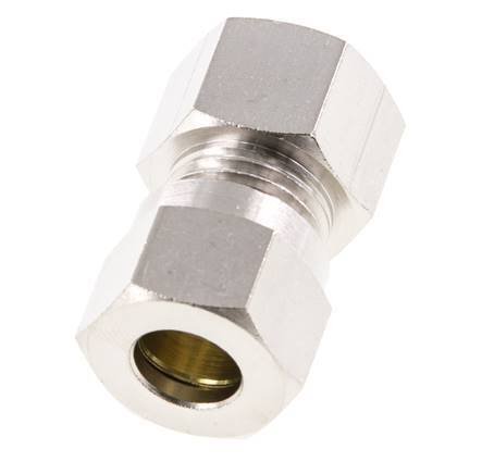 10L & G3/8'' Nickel plated Brass Straight Cutting Fitting with Female Threads 115 bar ISO 8434-1