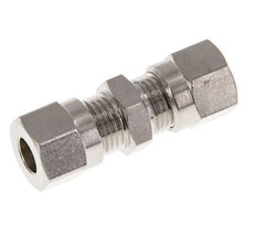 6LL Nickel plated Brass Straight Cutting Fitting 100 bar ISO 8434-1 [2 Pieces]